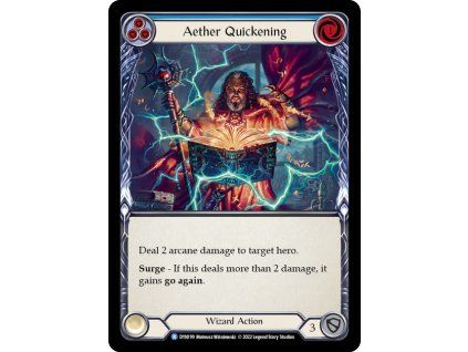 Aether Quickening (Blue) (Regular)
