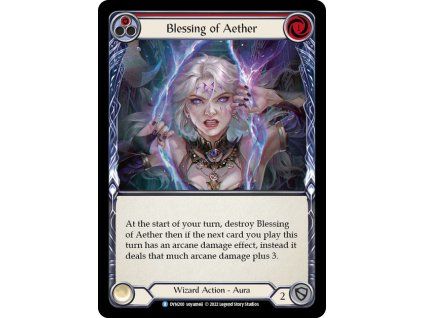 Blessing of Aether (Red) (Rainbow Foil)