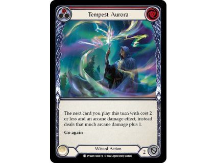 Tempest Aurora (Red) (Rainbow Foil)