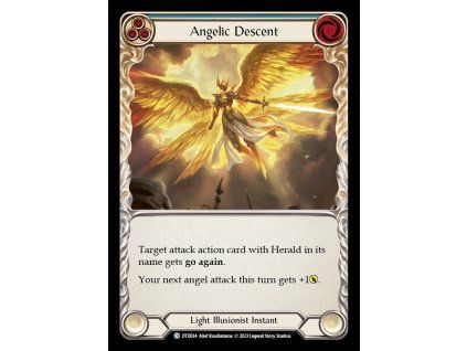 Angelic Descent (Blue) (Regular)