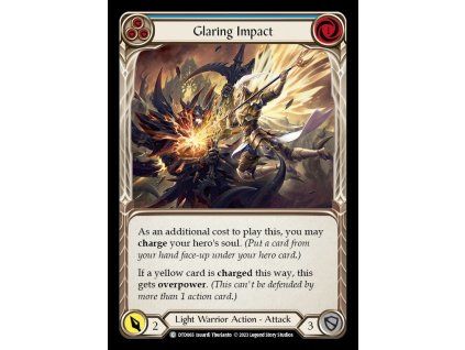 Glaring Impact (Blue) (Rainbow Foil)