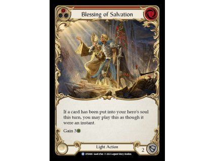 Blessing of Salvation (Red) (Regular)