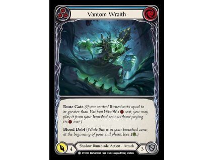 Vantom Wraith (Blue) (Rainbow Foil)