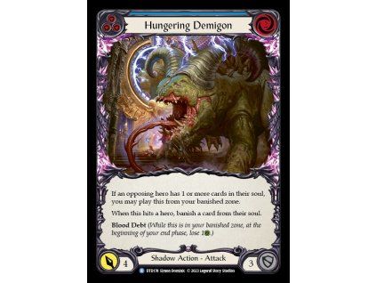 Hungering Demigon (Blue) (Rainbow Foil)