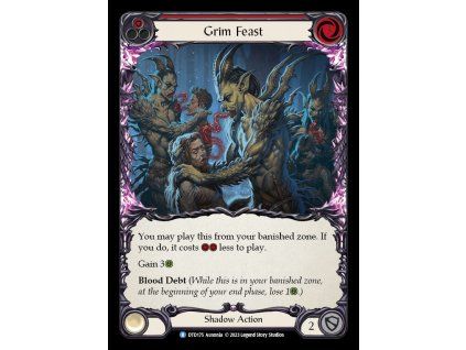 Grim Feast (Red) (Rainbow Foil)
