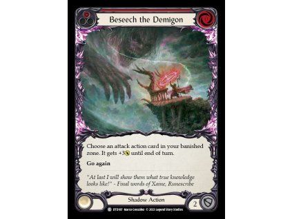 Beseech the Demigon (Red) (Regular)
