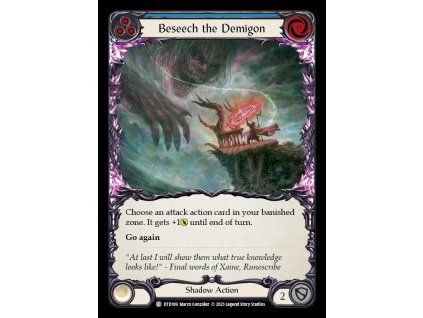 Beseech the Demigon (Blue) (Regular)