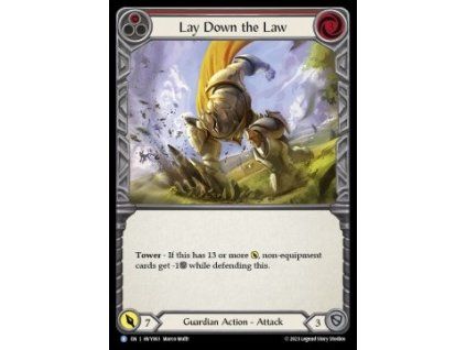 Lay Down the Law (Regular)