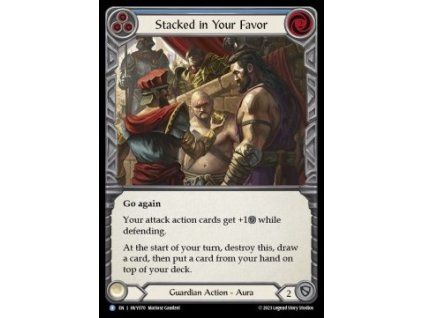 Stacked in Your Favor (Blue) (Regular)