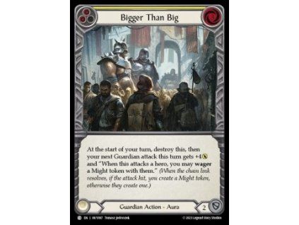 Bigger Than Big (Yellow) (Rainbow Foil)