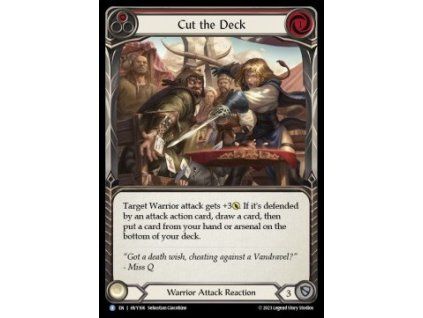 Cut the Deck (Red) (Rainbow Foil)