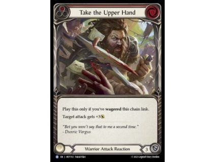 Take the Upper Hand (Red) (Regular)