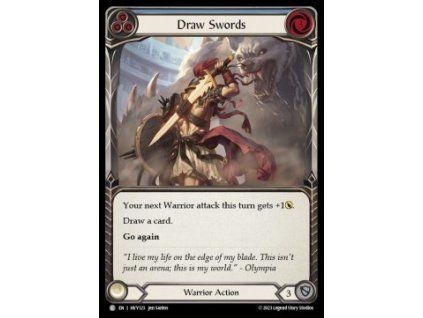 Draw Swords (Blue) (Regular)