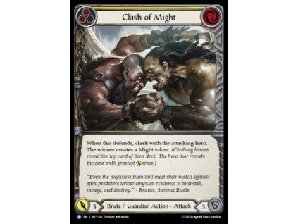 Clash of Might (Yellow) (Regular)