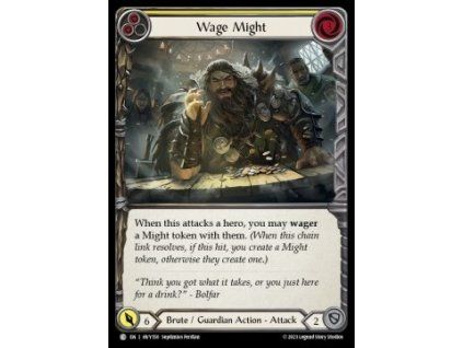 Wage Might (Yellow) (Regular)