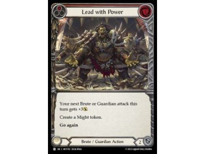Lead with Power (Red) (Rainbow Foil)