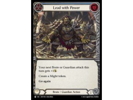 Lead with Power (Blue) (Regular)