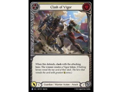 Clash of Vigor (Yellow) (Regular)