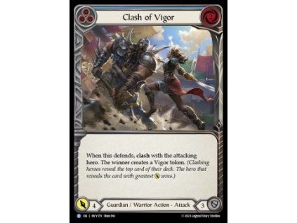 Clash of Vigor (Blue) (Regular)