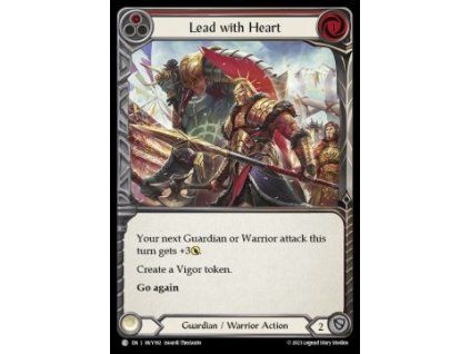 Lead With Heart (Red) (Regular)