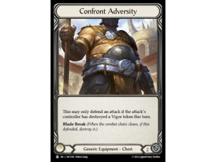 Confront Adversity (Cold Foil)