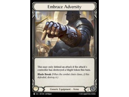 Embrace Adversity (Cold Foil)
