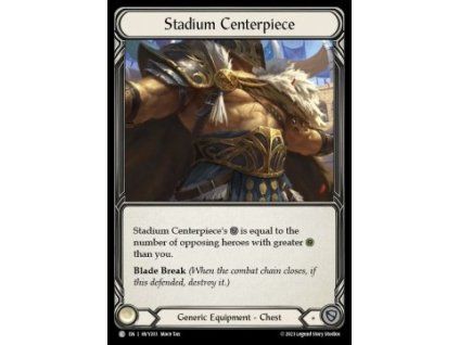 Stadium Centerpiece (Cold Foil)