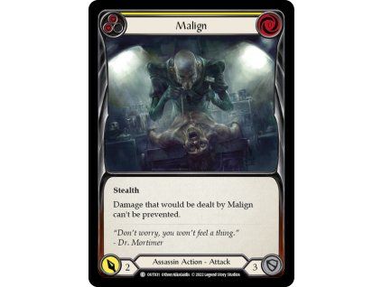 Malign (Yellow) (Rainbow Foil)