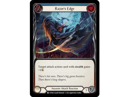 Razor's Edge (Blue) (Rainbow Foil)