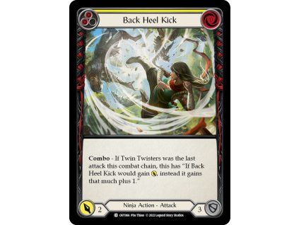 Back Heel Kick (Yellow) (Rainbow Foil)