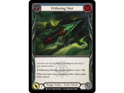 Withering Shot (Blue) (Rainbow Foil)