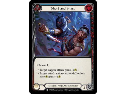 Short and Sharp (Blue) (Rainbow Foil)