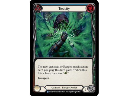 Toxicity (Blue) (Rainbow Foil)