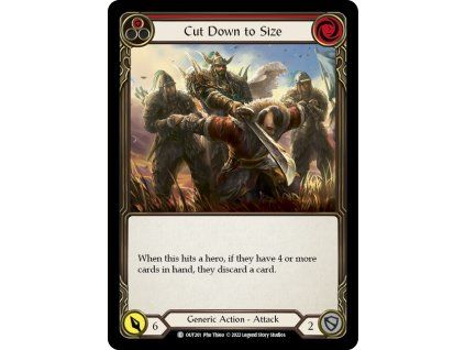Cut Down to Size (Red) (Regular)
