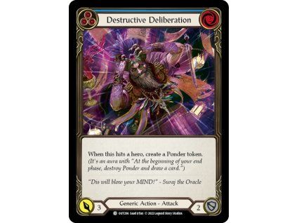 Destructive Deliberation (Blue) (Regular)