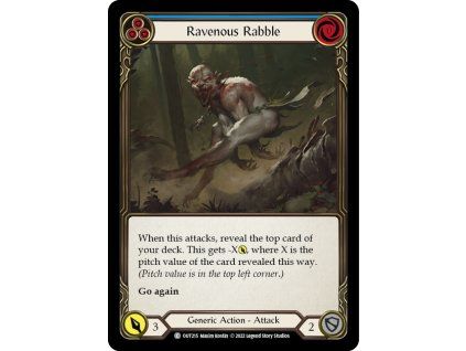 Ravenous Rabble (Blue) (Regular)