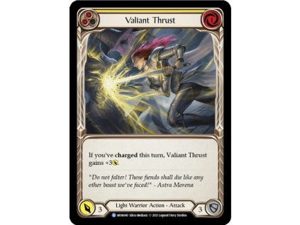 Valiant Thrust (Yellow) (Regular)