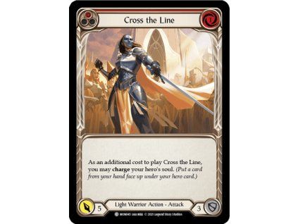 Cross the Line (Red) (Regular)