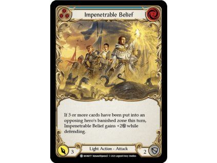 Impenetrable Belief (Blue) (Rainbow Foil)