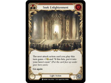 Seek Enlightenment (Red) (Rainbow Foil)