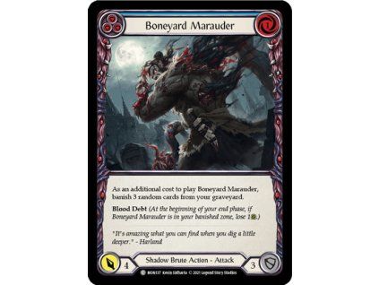 Boneyard Marauder (Blue) (Rainbow Foil)