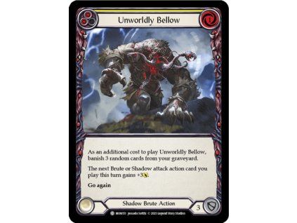 Unworldly Bellow (Yellow) (Rainbow Foil)