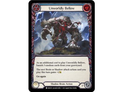 Unworldly Bellow (Blue) (Rainbow Foil)
