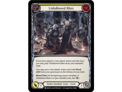 Unhallowed Rites (Yellow) (Rainbow Foil)
