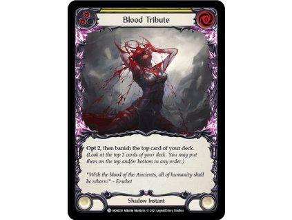 Blood Tribute (Yellow) (Regular)