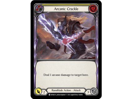 Arcanic Crackle (Yellow) (Rainbow Foil)