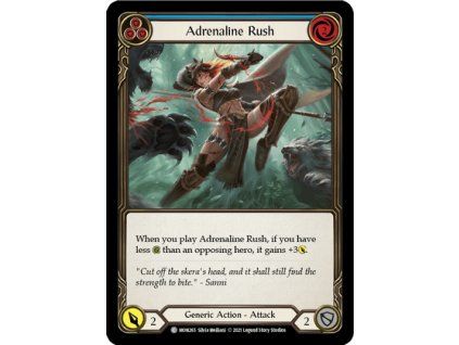 Adrenaline Rush (Blue) (Rainbow Foil)