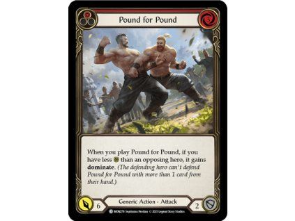Pound for Pound (Red) (Regular)