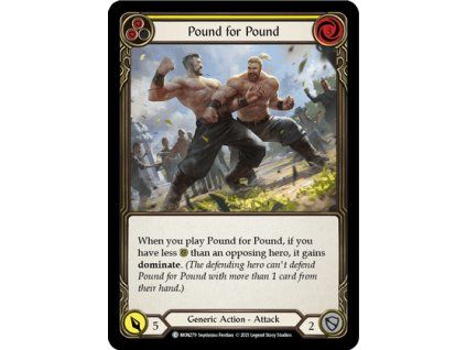 Pound for Pound (Yellow) (Rainbow Foil)
