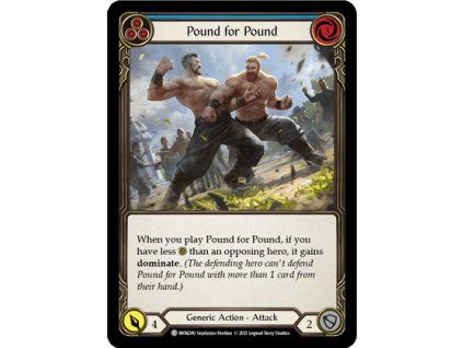 Pound for Pound (Blue) (Rainbow Foil)